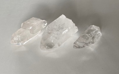Dubbeleinders Bergkristal Kristalloods(2)