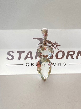 Hanger Groene Amethist Kristalloods Starborn Creations
